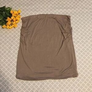Aerie Green Ruched Side Pencil Skirt XL